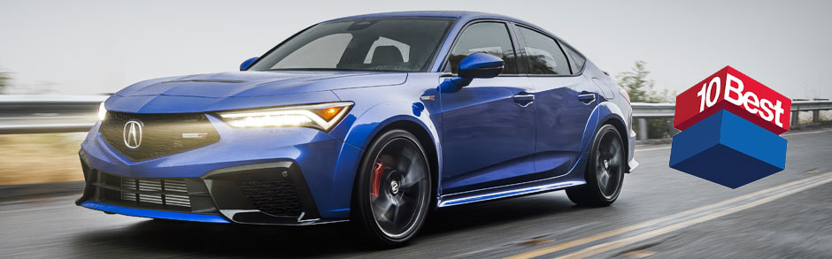 Acura Integra Type S Earns 2024 Car and Driver 10Best Cars Award